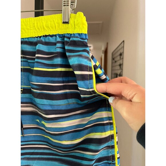 EUC Nike Original Men's Oxidized Stripe Breaker Swim Trunks - Picture 5 of 6